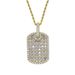 New Full Diamond Hip Hop Cube Pendant Trendy Men's Necklace_ipsvogv.com