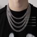 Titanium Cuban Stainless Steel NK Thick Chain Necklace, Trendy Male And Female Hip-hop Accessories, Plain Chain, No_ipsvogv.com