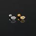 Unisex full diamond ear bone studs female screw twist ball zircon lip print love piercing ear studs cross border fashion earrings_ipsvogv.com
