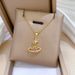【 】 Love Star Light Luxury Charm Gorgeous Full Diamond Necklace Women's Versatile Clavicle Titanium Steel Chain_ipsvogv.com