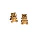 Hypoallergenic Titanium Steel Bear Earrings - Retro Plated Dangle Earrings For Girls, Cute Animal Jewelry_ipsvogv.com
