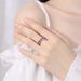 Instagram Style Full Luxury Diamond Opening Fashionable Temperament Row Ring Female Jewelry_ipsvogv.com