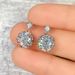 Cao Shi's New Fashion Trend Flash Diamond Zircon Female Style Flower Earrings Accessories_ipsvogv.com