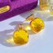 Women's Jewelry Creative Original Design Perfume Bottle Crystal Single Flower Earrings Artificial Crystal Stone Exquisite Necklace Earrings_ipsvogv.com