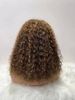 Short Kinky Curly 4x4 Bob Human Hair Wig Pre Plucked Lace 16in Curly Human Hair Bob Wigs For Women_ipsvogv.com