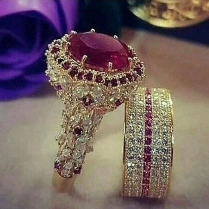 Yiwu Sanjie's New Full Jewelry Instagram Style Grand Diamond Inlaid Women's Ring_ipsvogv.com