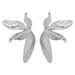 E13112ZA New Product Three Dimensional Alloy Large Earrings, Light Luxury Heavy Industry Symmetrical Flower Earrings_ipsvogv.com