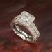 Sanjie Couple's Wedding Ring Ins, Alloy Inlaid Square Zircon Bracelet_ipsvogv.com