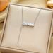 Korean Summer Roman Zircon Whole Body Titanium Steel Genuine Gold Electroplating Extended Necklace Women's Non Fading_ipsvogv.com