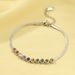 Japanese And Korean Fashion Temperament Flat Snake Bone Colored Diamond Bracelet With High-end Design 2024 New Trendy_ipsvogv.com