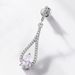 S925 Silver Moissanite Earrings Super Shiny Long Niche High End Ins High Cold_ipsvogv.com
