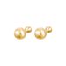Women's Jewelry French Retro Brushed Ball Earrings Light Luxury High End Design One Piece Earrings Fashionable Temperament Earrings_ipsvogv.com