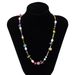 Jewelry Minimalist Rice Woven Pearl Ethnic Mix And Match Small Daisy Crushed Stone Necklace For Women_ipsvogv.com