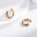 Fashion Earrings Mixed Color Zircon Ear Buckles Micro Inlaid With Diamonds Temperament Queen Earrings_ipsvogv.com