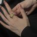 vintage Zircon High-end Aged Sparkling Middle Diamond Open With Niche Design, Light Luxury French Ring Design,_ipsvogv.com