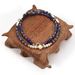 Freshwater Pearl Bamboo Shell Lapis Lazuli Natural Stone Bracelet Necklace Set Female_ipsvogv.com