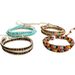 Bohemian Tiger Eye Stone Natural Stone Leather Rope Braided Bracelet Adjustable Simple All Match Couple Bracelet_ipsvogv.com