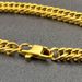 Bracelet Stainless Steel Yellow Tone Chain Classics Lobster Buckle-5mm Width for Woman_ipsvogv.com