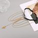 New Lace Elastic Rope Hollow Heart Rose Pendant With Multi Layered Leg Chains_ipsvogv.com