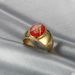 Men's Jewelry Hip Hop Punk Fashion Trend Creative AG Ring Blue Glue Masonic Ring_ipsvogv.com