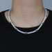 Black Panther 5mm Zircon Skull Necklace Hip Hop Men's Tennis Chain_ipsvogv.com