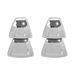 E12698 Fashion Commuter Smooth Geometric Quadrilateral Conjoined Simple Metal Wind Earrings_ipsvogv.com