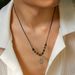 European and American Fashion Sunflower Tiger Stone Bead Necklace Hip-hop Niche High-end Feeling Collarbone Chain Men's Necklace_ipsvogv.com