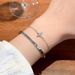 Little Waist Women's Star, Plain Circle, Double-layer Light Luxury, Niche Bracelet, Exquisite Jewelry_ipsvogv.com