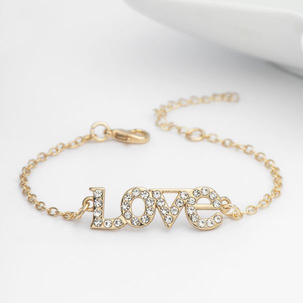 LOVE Letter Novice Jewelry Women's Bracelet Accessories_ipsvogv.com