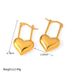 Fashionable Stainless With Irregular Heart-shaped Elements And High-end Titanium Steel Earrings For Women_ipsvogv.com