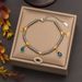 New Instagram Style Stainless Steel Blue Devil's Eye Bracelet, Female Fashion Niche_ipsvogv.com