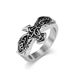 Retro Nordic Celtic Eternal Knot Eagle Titanium Steel Ring Niche Personality Cultural Symbol Hand Jewelry_ipsvogv.com