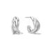 Women's Jewelry Wave Hollow Gold Earrings Niche Light Luxury High End Earrings_ipsvogv.com