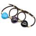 Natural Stone Amethyst Heart Bracelet Braided Adjustable Couple Models Hand Rope Personalized Ins Style Girls Jewelry_ipsvogv.com