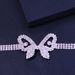Jewelry Smart All-match Full Diamond Butterfly Anklet Hollow Rhinestone Multi-row Anklet for Women_ipsvogv.com