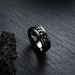 Titanium Steel Retro Cross Pendant Combination Set New Jewelry Necklace Bracelet Earrings Ring Four Piece Accessories_ipsvogv.com