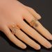 Geometric Hand Jewelry Creative Personality Cuban Chain Ring Lock Flower Design Accessory Opening Adjustable New_ipsvogv.com