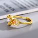 New Alice Bead Drop Glue Gold Plated Ring For Women, Light Luxury, Niche Design, Finger Ring, Cold Style_ipsvogv.com