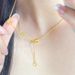The Same Style Tassel Waist Necklace From Jindian, Women's Timeless Fashion Design, Internet Famous Collarbone Chain,_ipsvogv.com