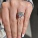 Sanjie Waterdrop Zircon Electroplated White Gold Women's Wedding Ring_ipsvogv.com