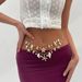 Tassel Conch Starfish Shell BL Chain Waist Chain Female 2025 Summer Trendy Seaside Travel Vacation Photo Accessories_ipsvogv.com