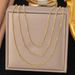 Titanium Steel Temperament, Light Luxury, Bare Chain, Exquisite And Colorfast Necklace Women, Versatile, Fashionable,_ipsvogv.com