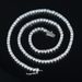Fashion Basic 3mm Zircon Necklace Hip Hop Tennis Chain Trend_ipsvogv.com
