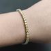 New S925 Sterling Silver Diamond Tennis Chain 3/4/5mm Bracelet Ins Style Fresh Yellow Moissanite Bracelet_ipsvogv.com