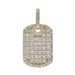 New Full Diamond Hip Hop Cube Pendant Trendy Men's Necklace_ipsvogv.com