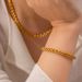 Minimalist Round Bead Snake Bone Necklace For Women's Korean Version Short Plain Bare Collarbone Chain Instagram Popular_ipsvogv.com
