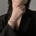New Trendy Design Cat's Eye Stone Star Bracelet Women, Ins Style Light Luxury Hip-Hop Spliced Versatile Hand Jewelry For_ipsvogv.com