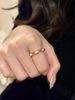 Luxury Versatile Premium China-Chic Popular Design Brushed Inlaid Pink Zircon Fashion Delicate Index Ring_ipsvogv.com