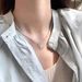 Light Luxury, Niche, High-end Feeling, Bow Pendant, Beaded Necklace, Elegant, High-end, Versatile Neck Chain, Collarbone_ipsvogv.com
