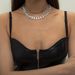 Jewelry Punk Metal Texture Snake Bone Chain Set Necklace Hip Hop Thick Chain Hollow Necklace For Women_ipsvogv.com